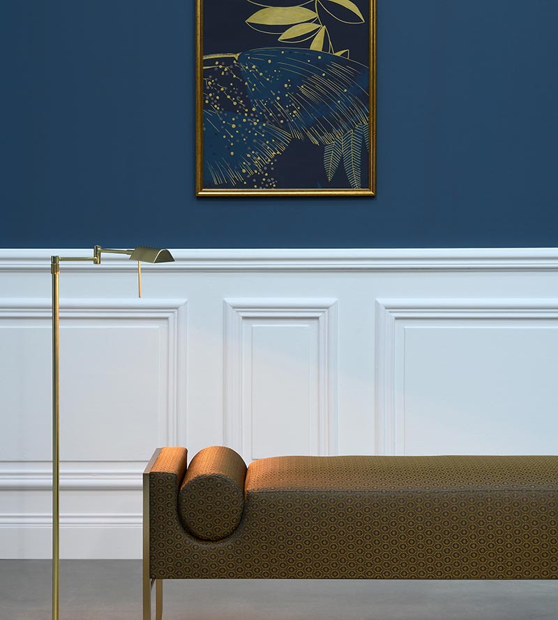 Lelievre Medaillon Vermeil Fabric Sample H042430004