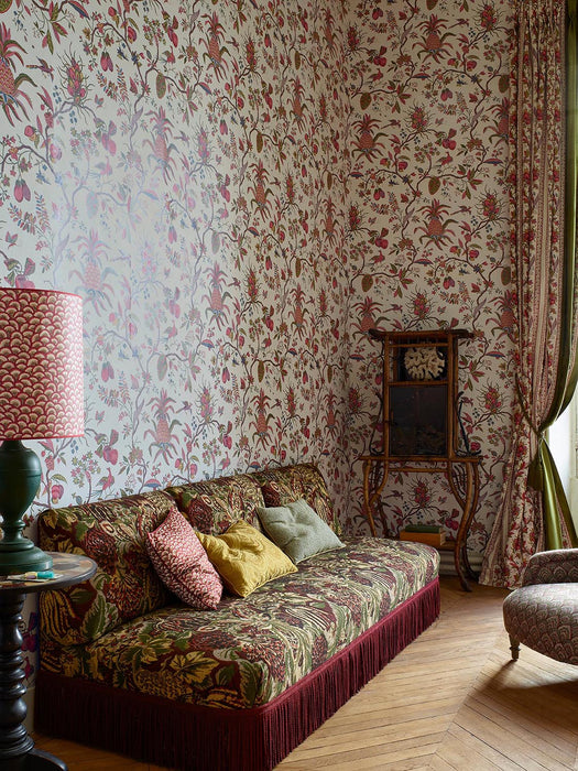 Braquenie Rayure Petits Appartements De La Reine Jouy Fabric Sample B7651001