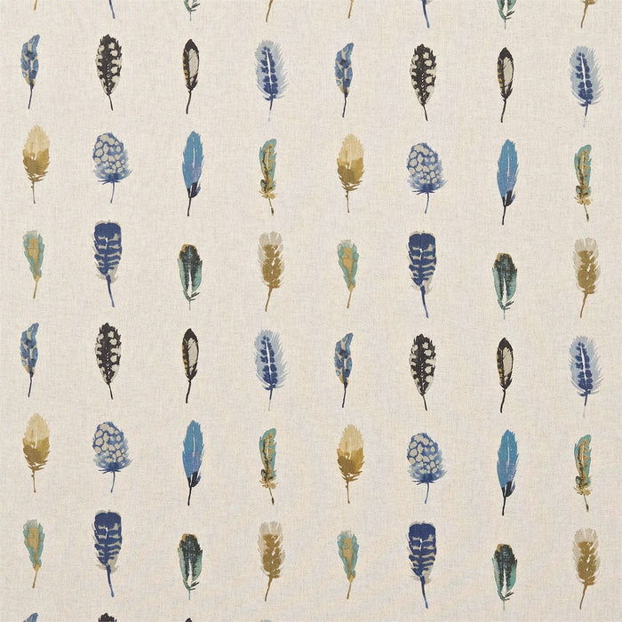 Harlequin Limosa Indigo/Mustard/Stone Fabric Sample HAMA120338