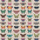 Harlequin Papilio Flamingo/Papaya/Loganberry Fabric Sample HAMA120344