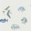 Harlequin Kamanu Indigo/Pebble Wallpaper Sample HANZ111649