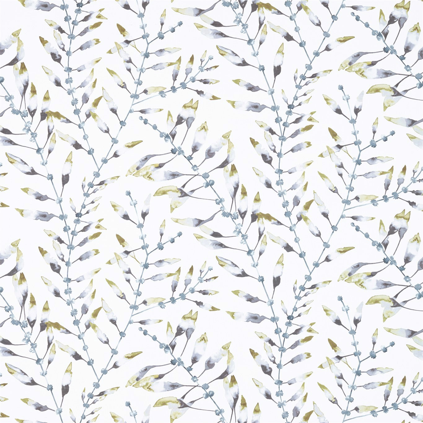 Harlequin Chaconia Lagoon/Linden Fabric Sample HANZ120617
