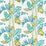 Harlequin Toshiko Emerald / Zest / Marine Fabric Sample HATL120790