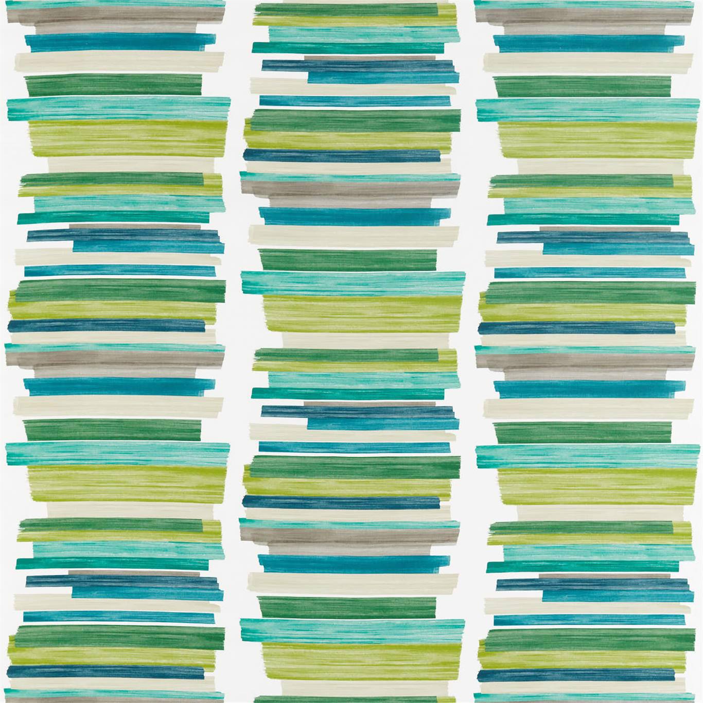 Harlequin Calcine Emerald / Zest / Marine Fabric Sample HATL120805