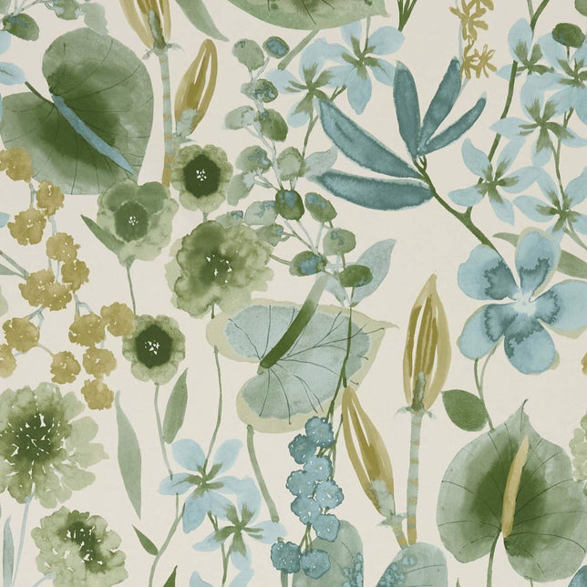 Sky Color Scale Harlequin Nalina Honey/Clover/Sky HAW0346-02 Sample | 40% Off (Samples)