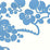 China Seas Hawthorne French Blue Wallpaper 3010-30AWP