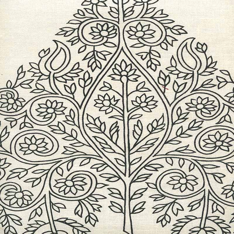 Home Couture Taj Black Wallpaper Sample HC1480P-05WP