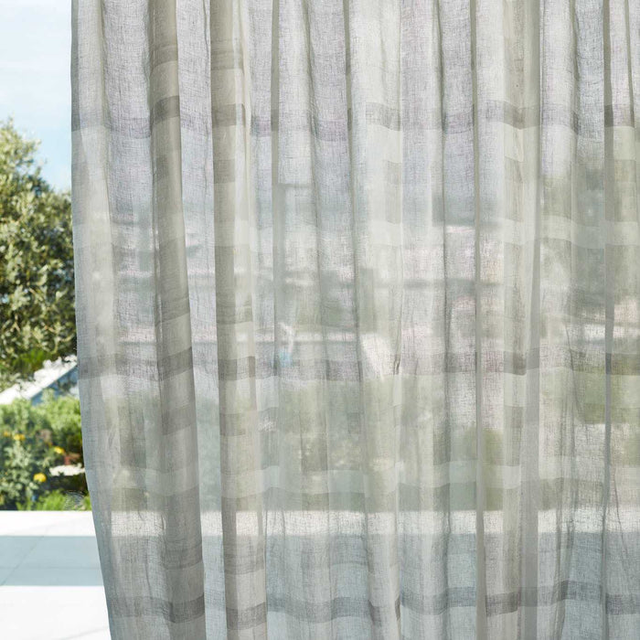 Harlequin Ertha Sheer First Light Fabric Sample HCOL133955