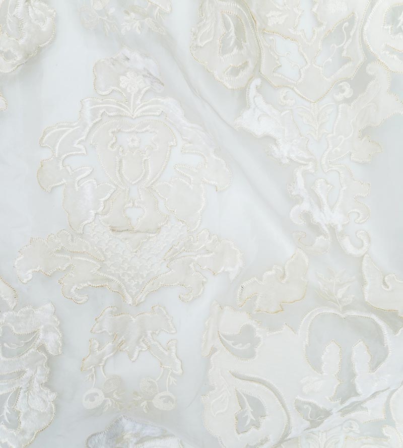 Old World Weavers Palazzo Ricci Sheer Ivory Fabric HC77830008