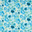 Harlequin Marsha Delft/Lagoon/Porcelain Fabric Sample HDHP121109