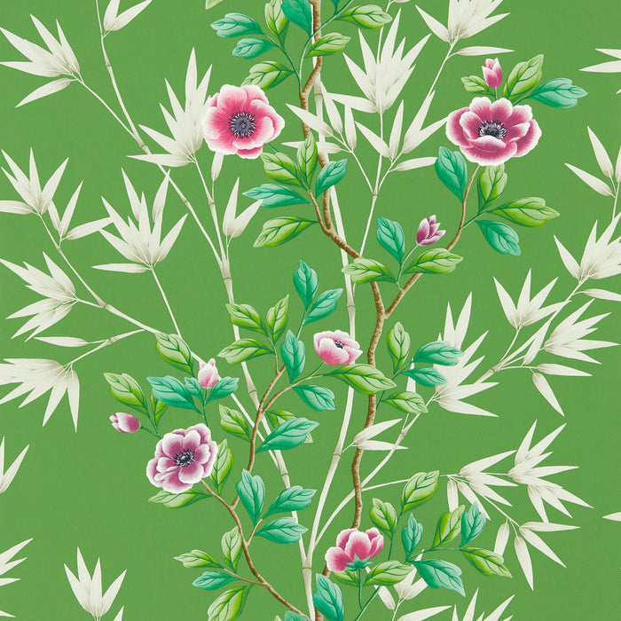 Harlequin Lady Alford Apple/Magenta Wallpaper Sample HDHW112900