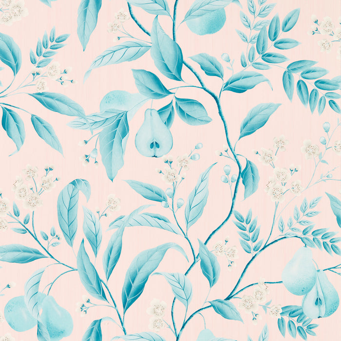 Harlequin Marie Rose/ Lagoon Wallpaper Sample HDHW112910