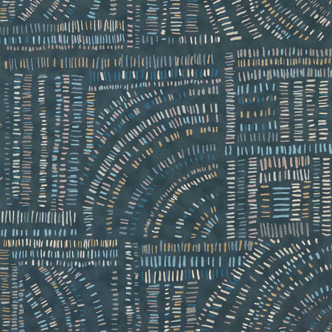 Harlequin Frescoes Sapphire/Kyanite/Quartz Wallpaper Sample HDMW113295
