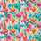 Harlequin Verdaccio Turquoise/Lime/Fuchsia Fabric Sample HFAU120519