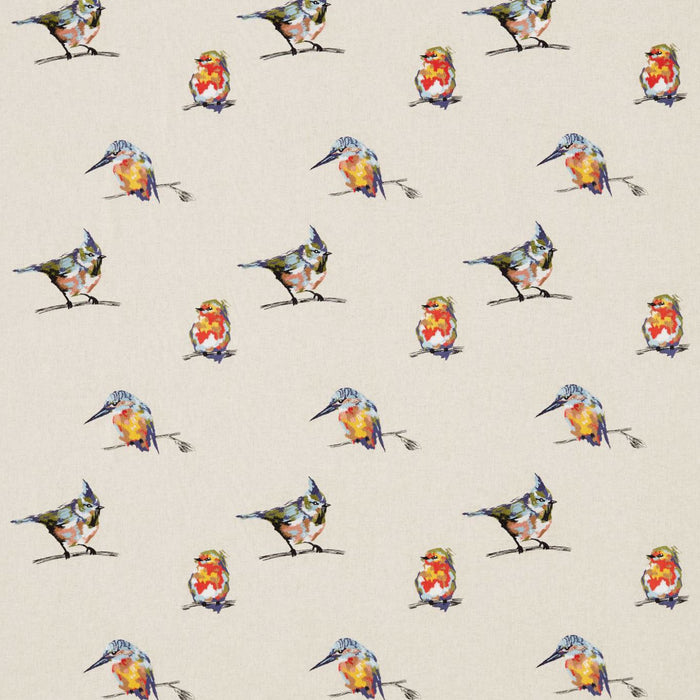 Harlequin Persico Embroidery Mandarin/Aurora/Sage Fabric Sample HFAU131849