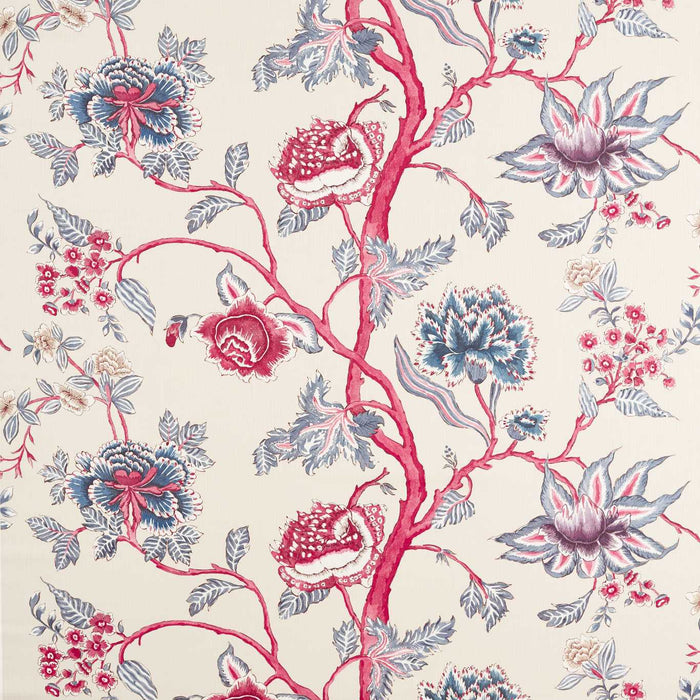 Harlequin Indienne Indigo/Maroon 121341 Fabric Sample HFUF121341