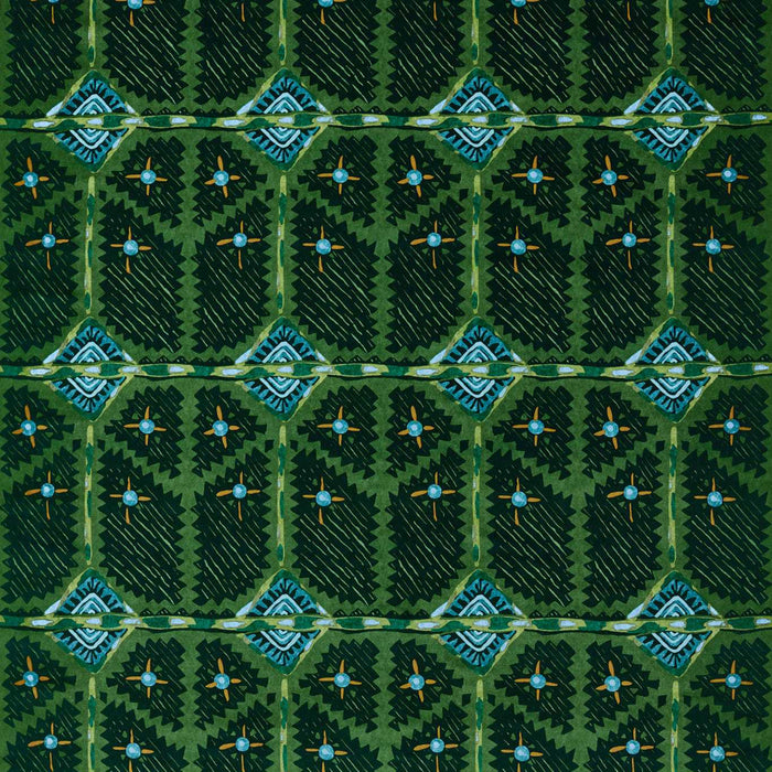Harlequin Brocha Forest/Midnight 121345 Fabric Sample HFUF121345
