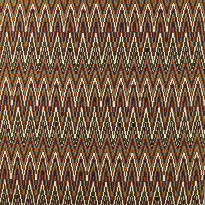 Harlequin Elota Burgundy/Moss 134773 Fabric Sample HFUF134773