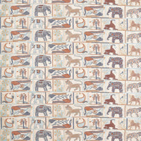 Harlequin Kantha Azul/Paprika 134781 Fabric HFUF134781