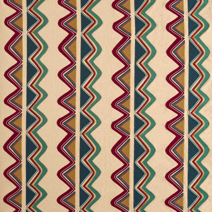 Harlequin Kaleido Scarlet/Midnight 134793 Fabric Sample HFUF134793