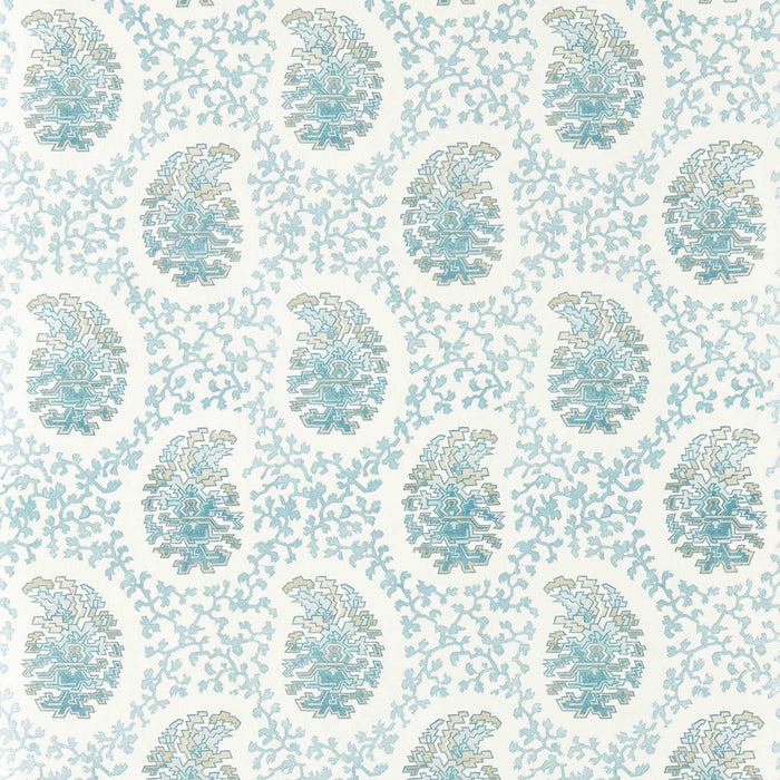 Harlequin Paisley Indigo 113347 Wallpaper Sample HFUP113347