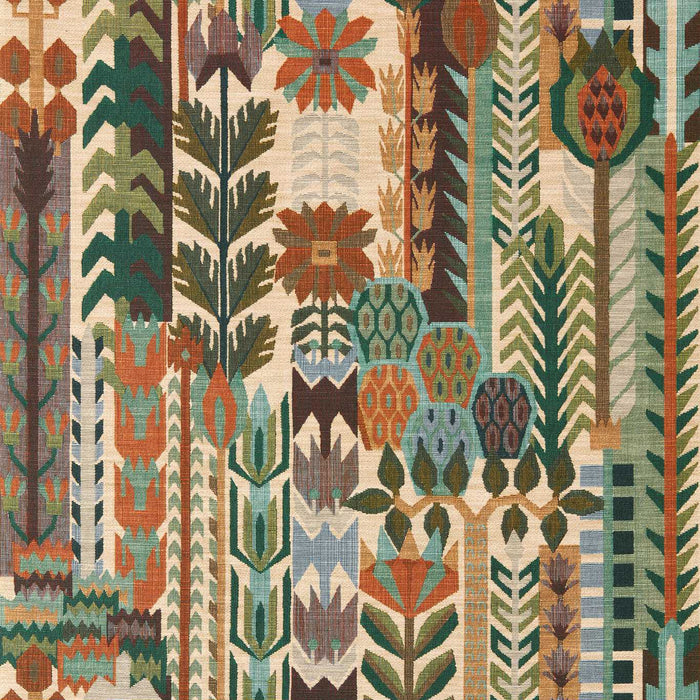 Harlequin Kuparr Evergreen/Terracotta 113356 Wallpaper Sample HFUP113356
