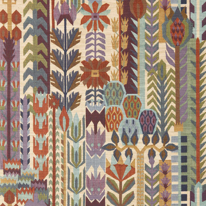 Harlequin Kuparr Burgundy/Heather 113357 Wallpaper Sample HFUP113357