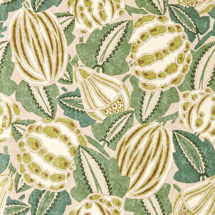 Harlequin Zenith Blush/Forest 113359 Wallpaper Sample HFUP113359