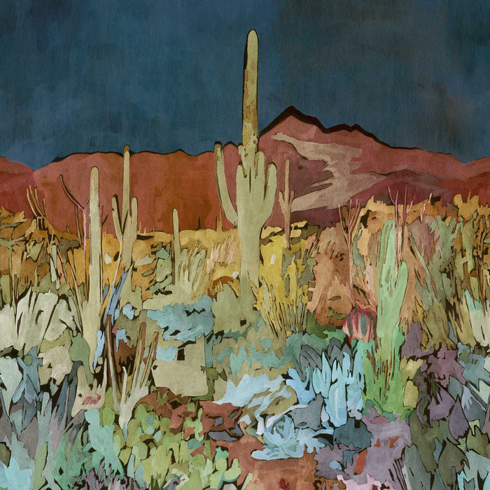 Harlequin Saltillo Midnight/Burnt Umber/Azure 113370 Wallpaper HFUP113370