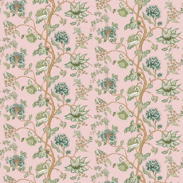 Harlequin Indienne Blush/Forest 113376 Wallpaper Sample HFUP113376