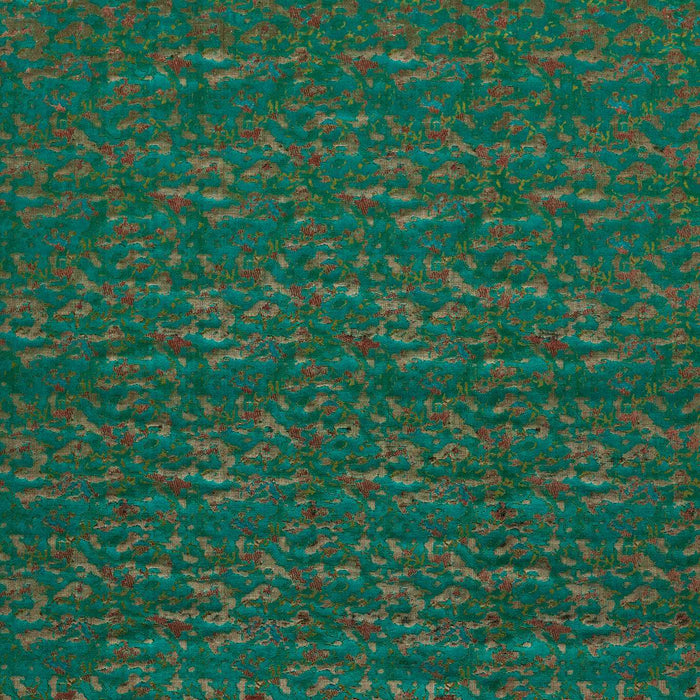 Harlequin Derain Emerald/Paprika 134760 Fabric Sample HFUW134760