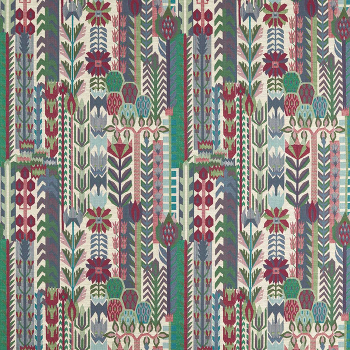 Harlequin Kuparr Indigo/Maroon 134767 Fabric Sample HFUW134767