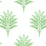 Seabrook Designs Sea Breeze Palm Greenery Wallpaper Sample HG10604