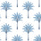 Seabrook Designs Montgomery Palm Blue Lake Wallpaper Sample HG10702