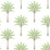 Seabrook Designs Montgomery Palm Green Tea Wallpaper Sample HG10704