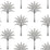 Seabrook Designs Montgomery Palm Harbor Grey Wallpaper Sample HG10708