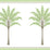 Seabrook Designs Montgomery Palm Border Green Tea Wallpaper Sample HG10804B