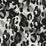 Seabrook Designs Leopard Print Anchored Grey Wallpaper Sample HG11400