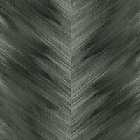 Seabrook Designs Washed Chevron Charcoal Wallpaper HG11700