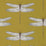 Harlequin Demoiselle Ochre/Grape Wallpaper Sample HGAT111244