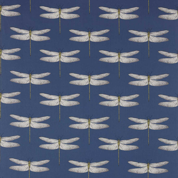 Harlequin Demoiselle Ink/Chartreuse Fabric Sample HGAT120435