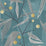 Harlequin Entity Teal/Linden Wallpaper Sample HGEO111691