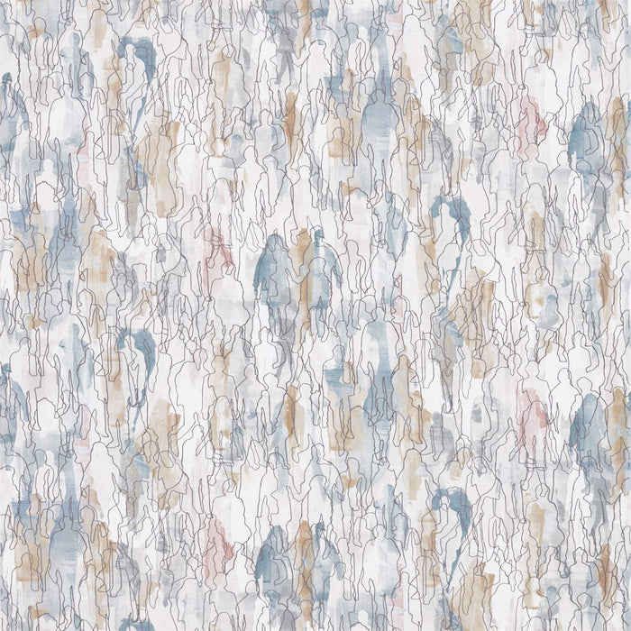 Harlequin Multitude Seaglass/Chalk Fabric Sample HGEO132528