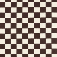 Harlequin Blenets Check Chocolate Fabric HHHD134182
