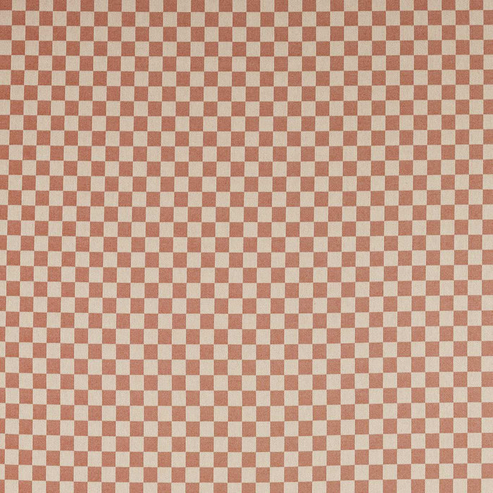 Harlequin Blenets Check Mini Terracotta Fabric Sample HHHU134226