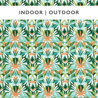 Harlequin Melora Fig Leaf/Paprika/Azul Fabric HIOP121214