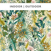 Harlequin Floreana Bleached Coral/Fig Leaf/Succulent Fabric HIOP121233