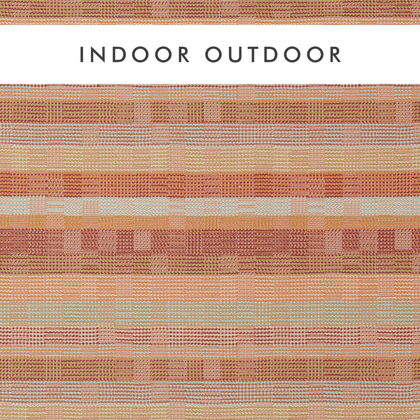 Harlequin Mira Clementine/Rust/Aqua Fabric HIOT134518