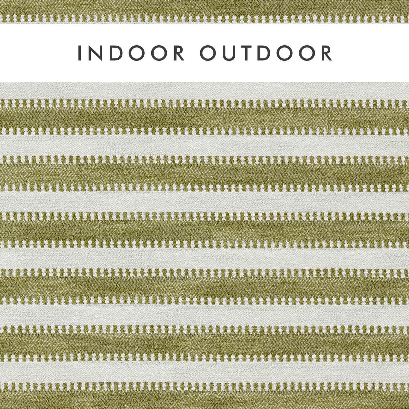 Harlequin Ocala Stripe Grass/Chalk Fabric Sample HIOT134523