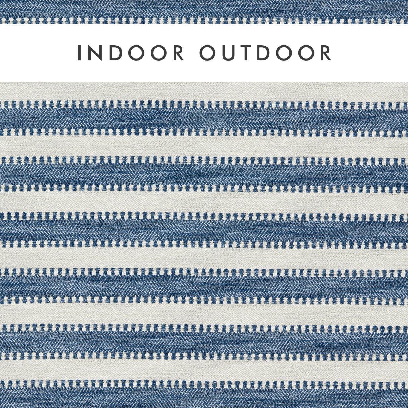 Harlequin Ocala Stripe Indigo/Chalk Fabric Sample HIOT134524